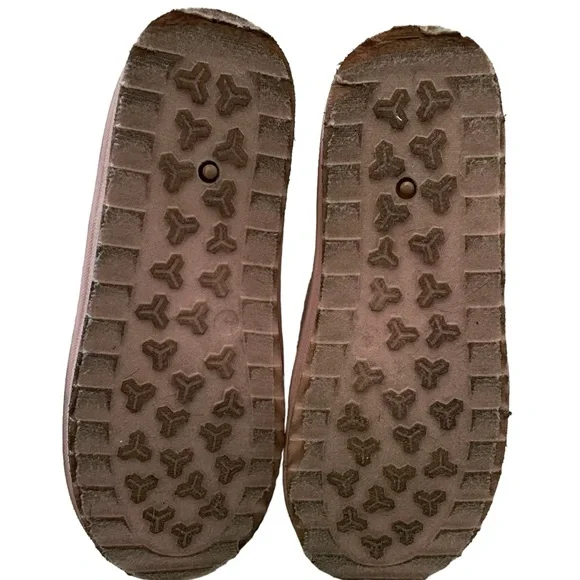 Olivia Miller Girl Shimmer Winter Fur Trim Ankle Boots, Pink Size 4 (Big Kid) - Picture 9 of 10